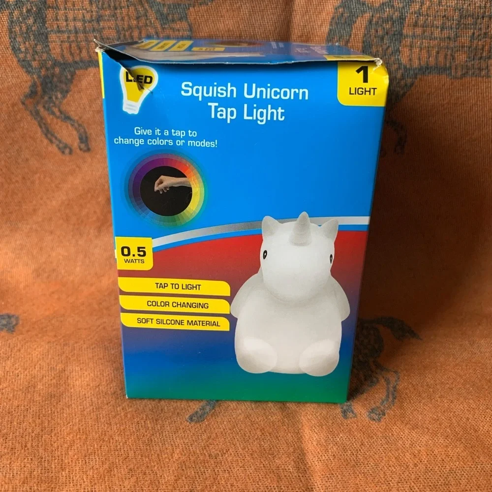 Squish Unicorn Tap Light
